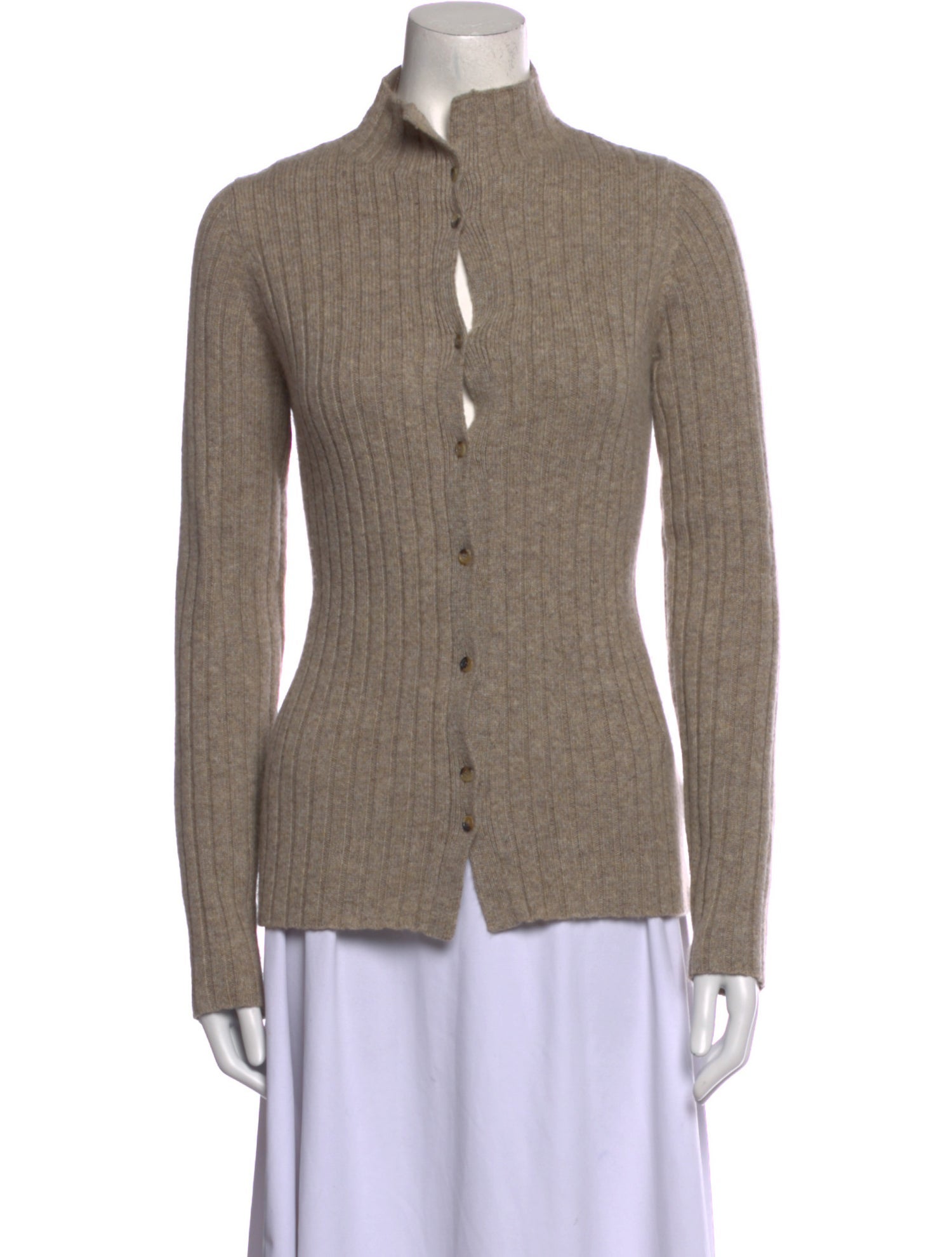 Khaite Cashmere Mock Neck Sweater