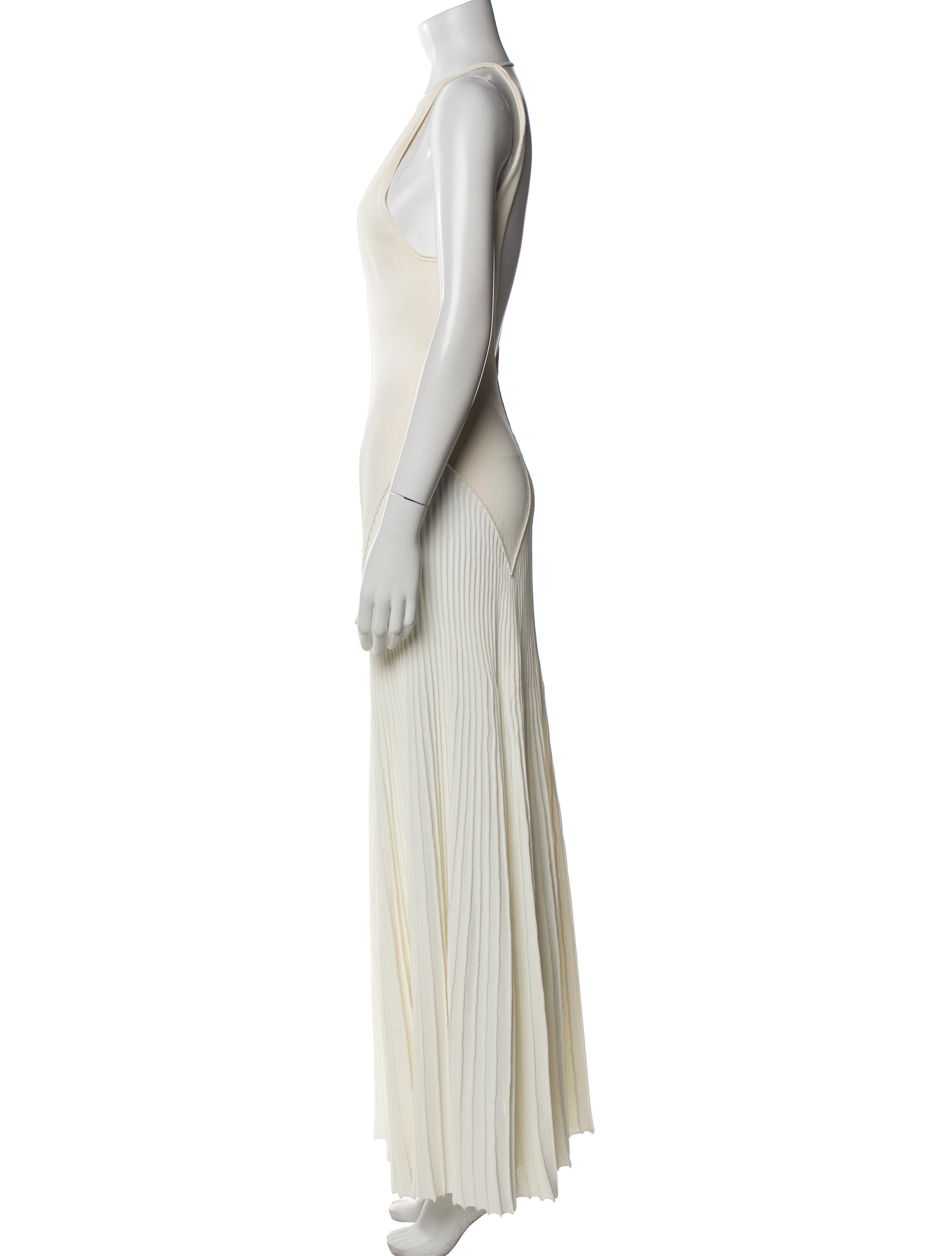 Khaite V-Neck Long Dress