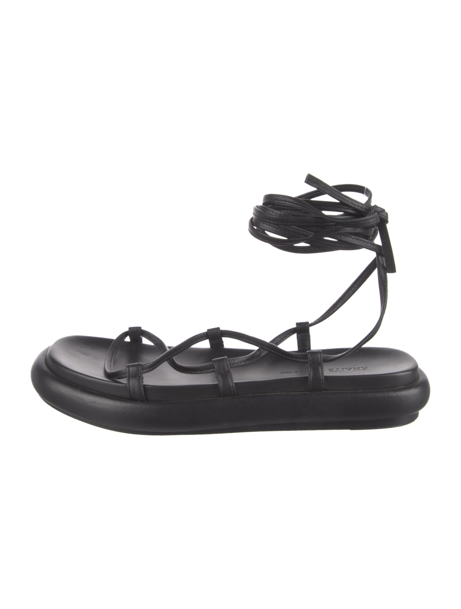 Khaite Leather Gladiator Sandals