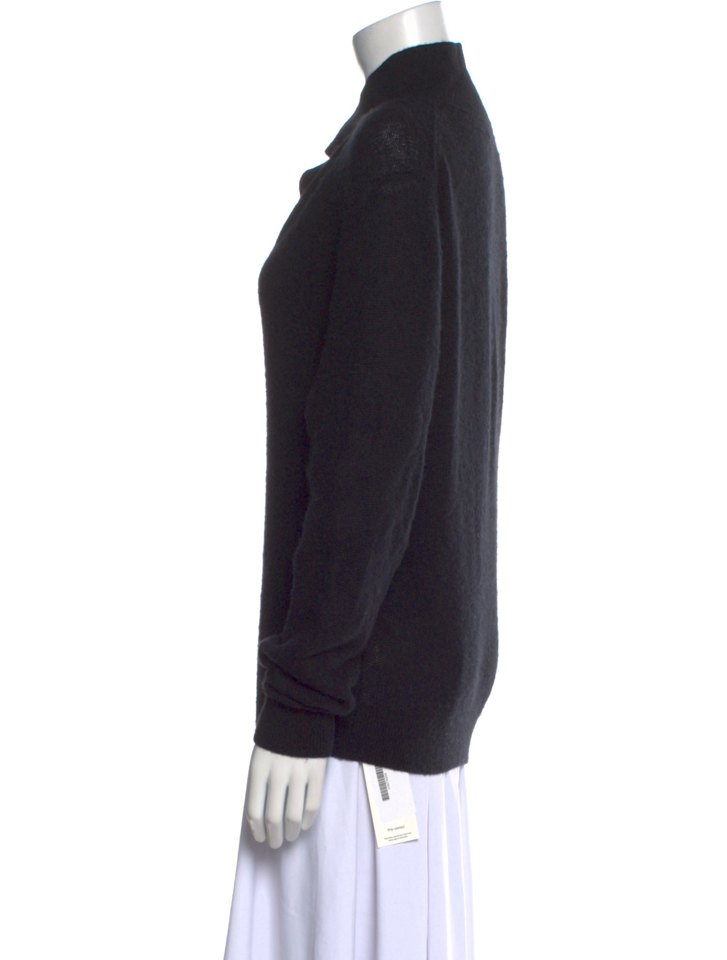 Khaite Cashmere Mock Neck Sweater