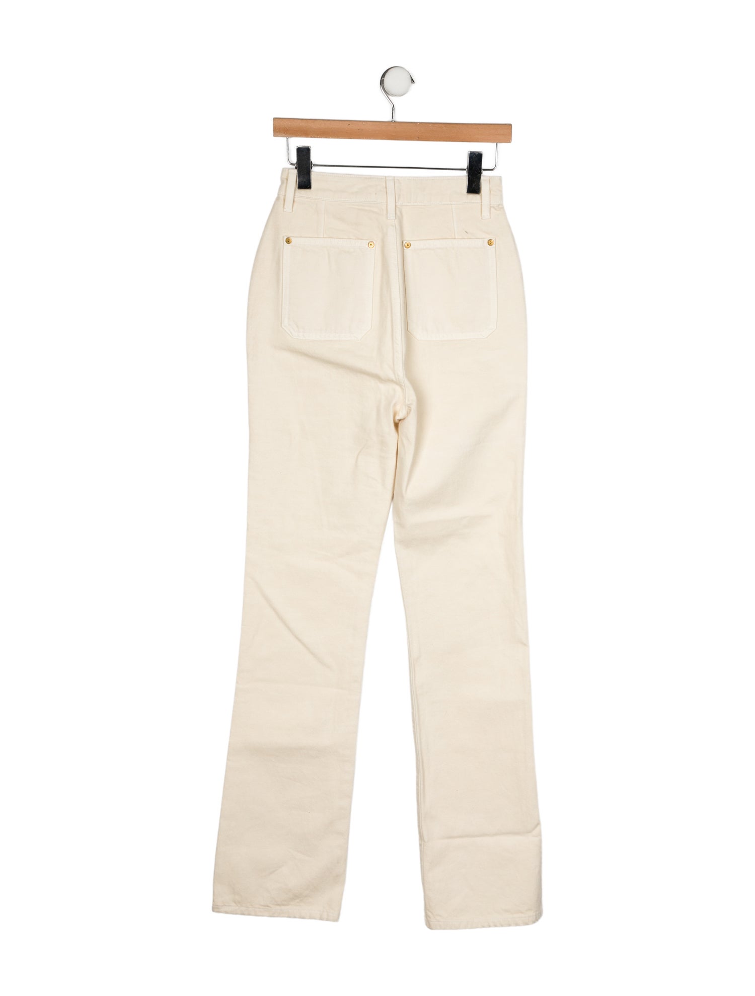 Khaite High-Rise Wide Leg Jeans