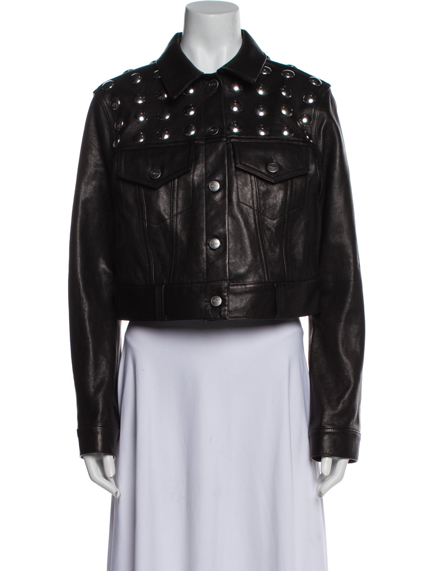 Khaite Leather Biker Jacket