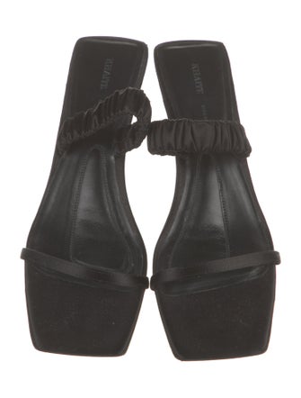 Khaite Satin Slides