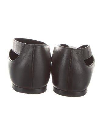 Khaite Leather Ballet Flats
