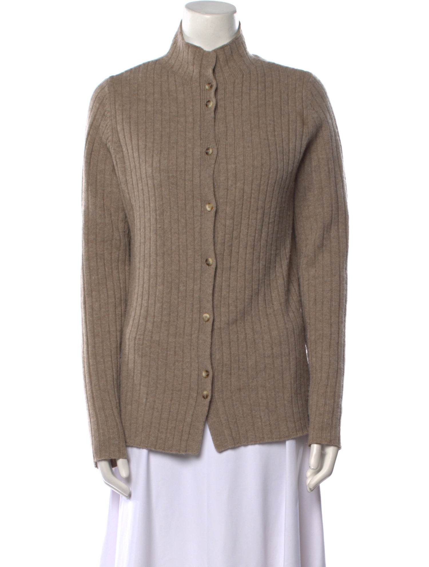 Khaite Cashmere Mock Neck Sweater
