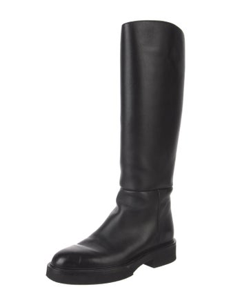 Khaite Leather Riding Boots