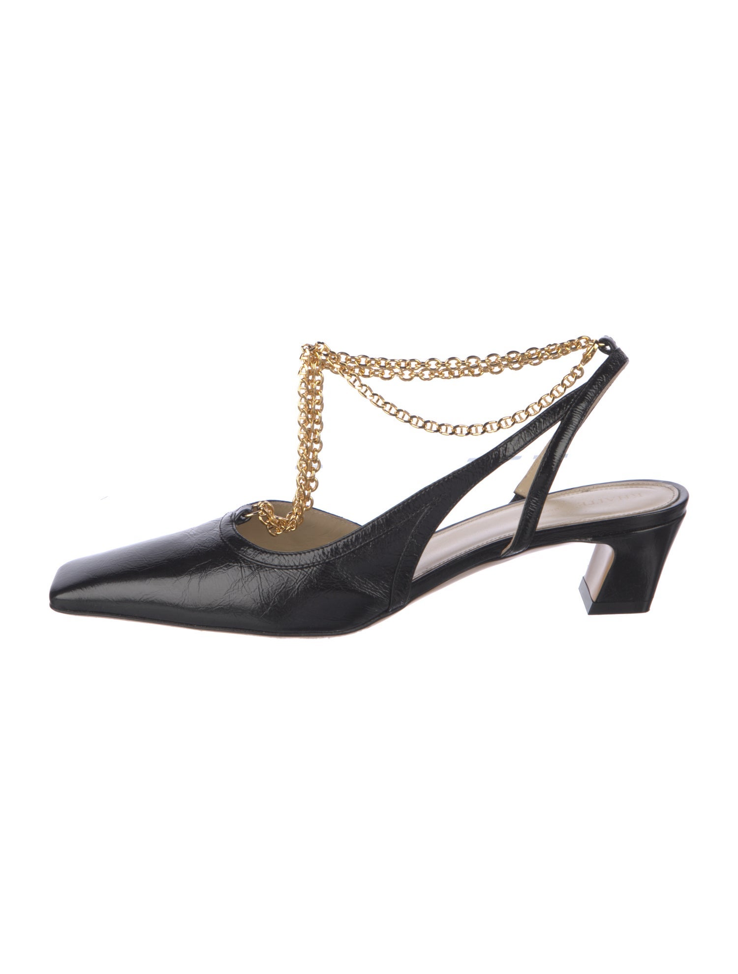 Khaite Patent Leather Slides - Black Sandals, Shoes