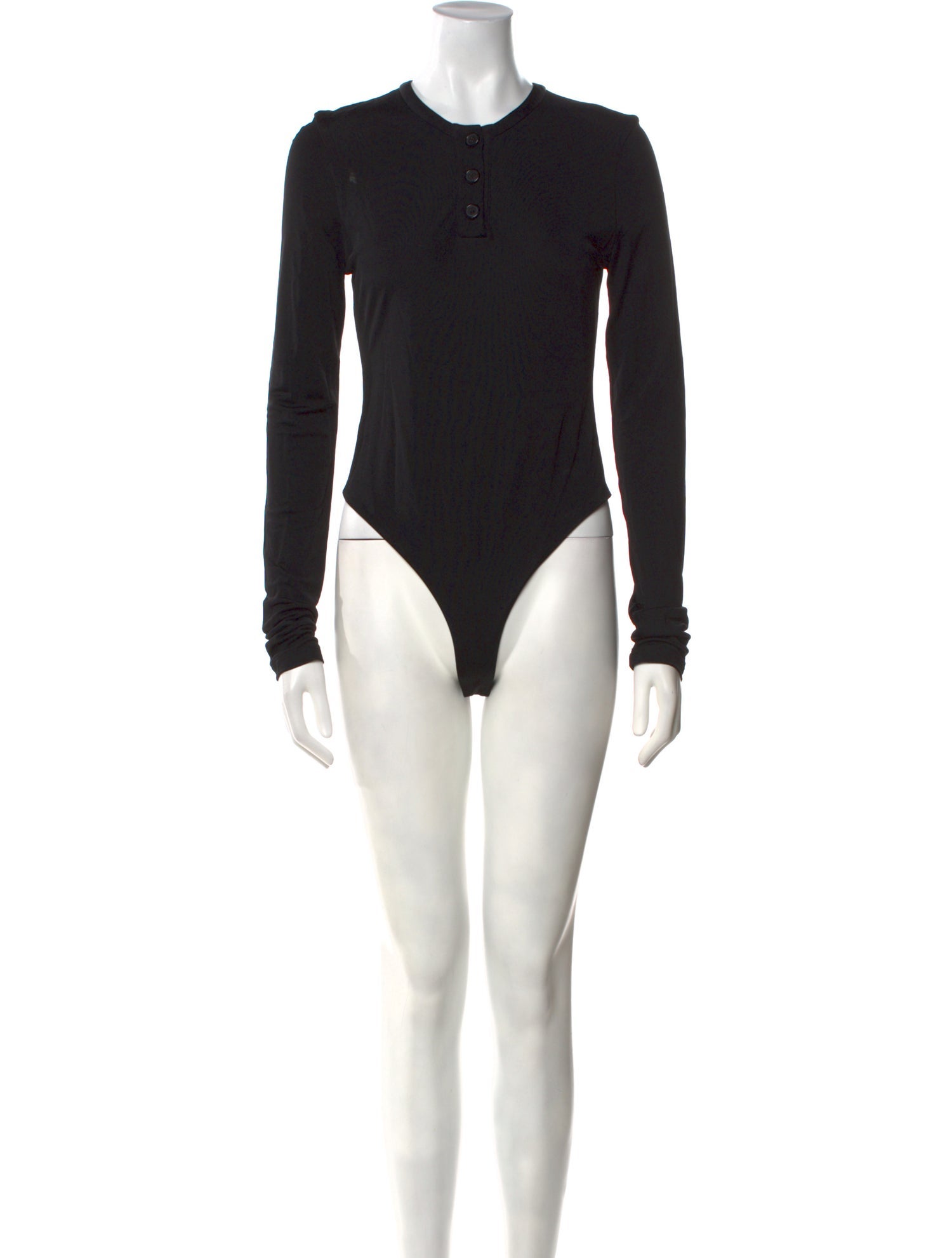 Khaite Crew Neck Long Sleeve Bodysuit