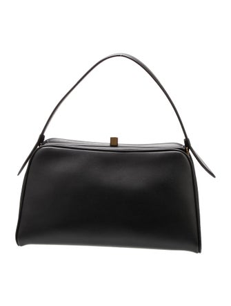 Khaite Leather Top Handle Bag