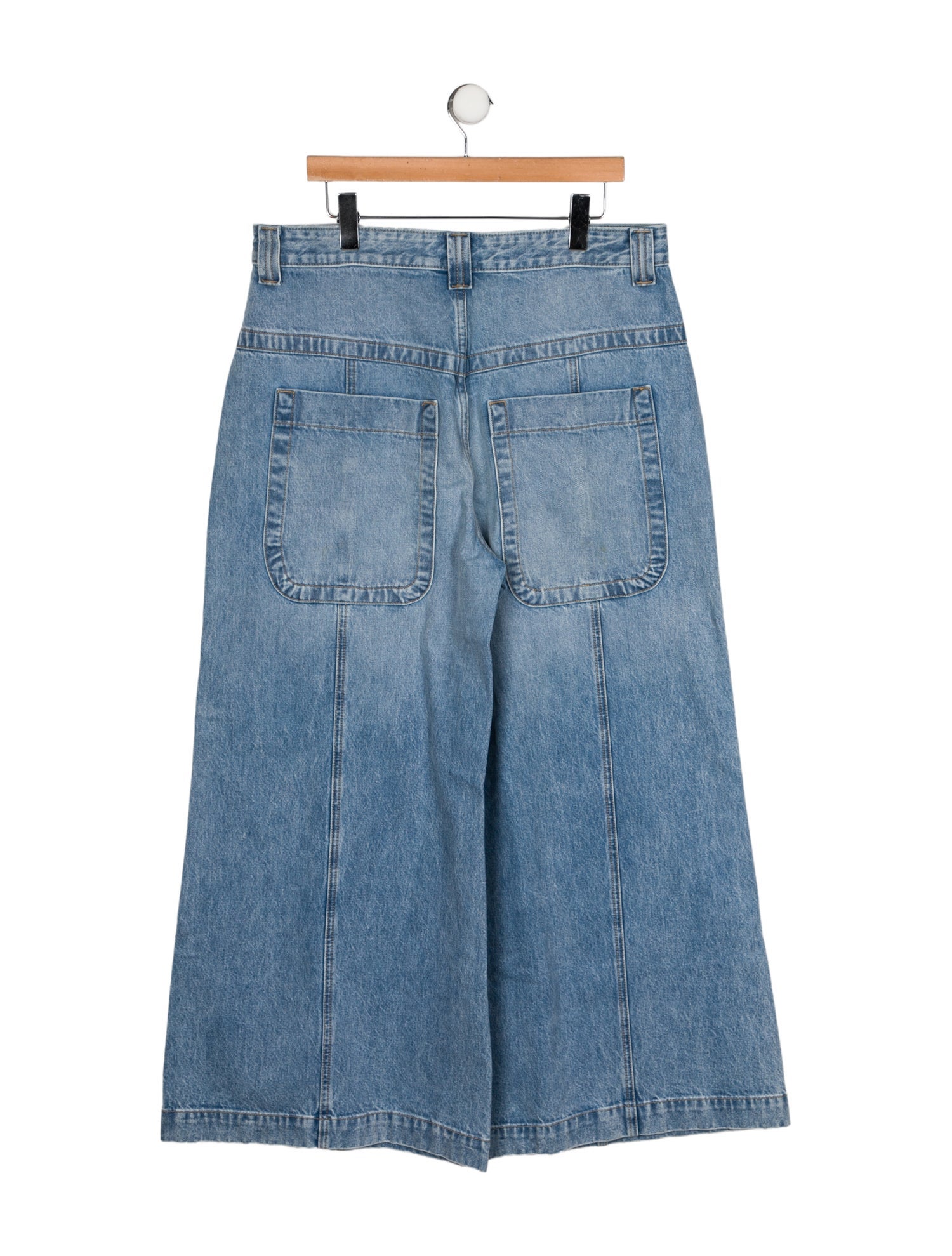 Khaite High-Rise Wide Leg Jeans w/ Tags