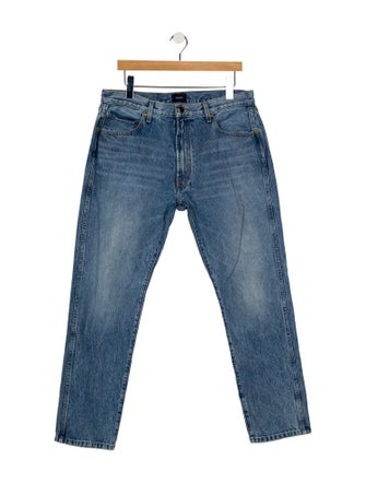 Khaite High-Rise Straight Leg Jeans