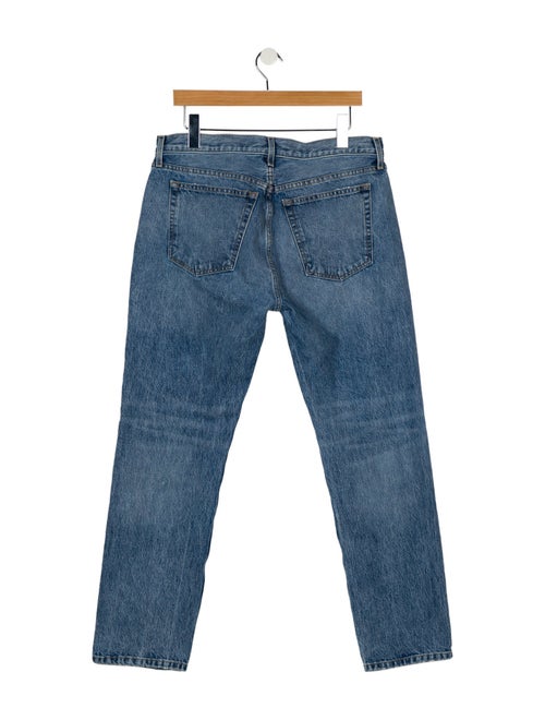 Khaite High-Rise Straight Leg Jeans