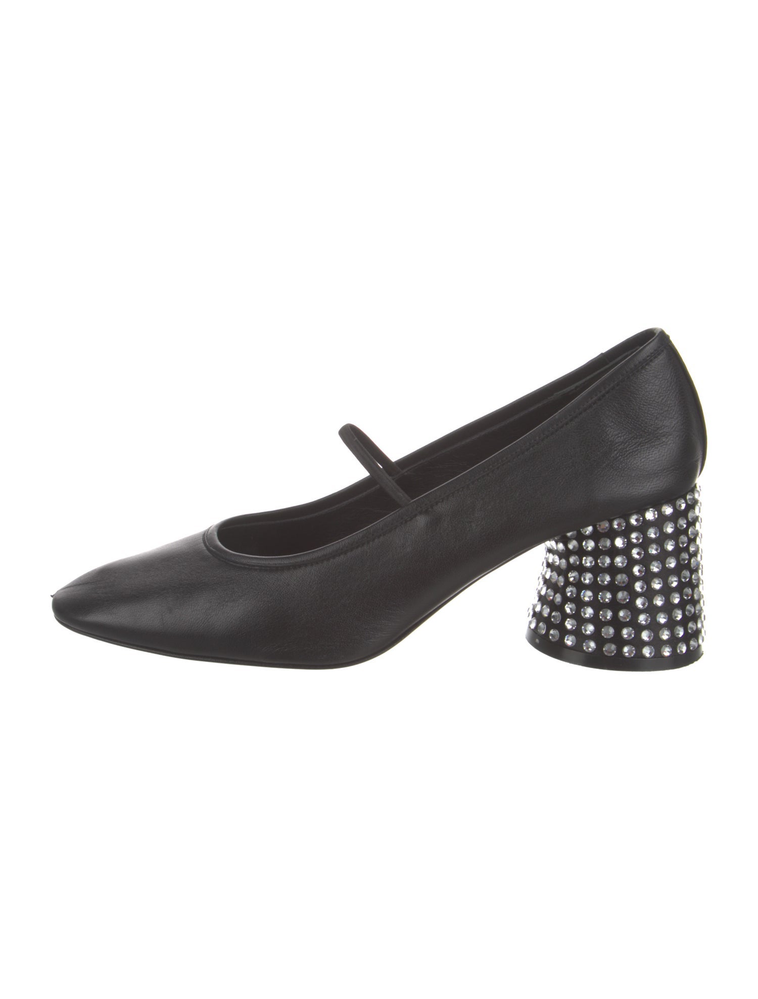 Khaite Leather Crystal Embellishments Pumps