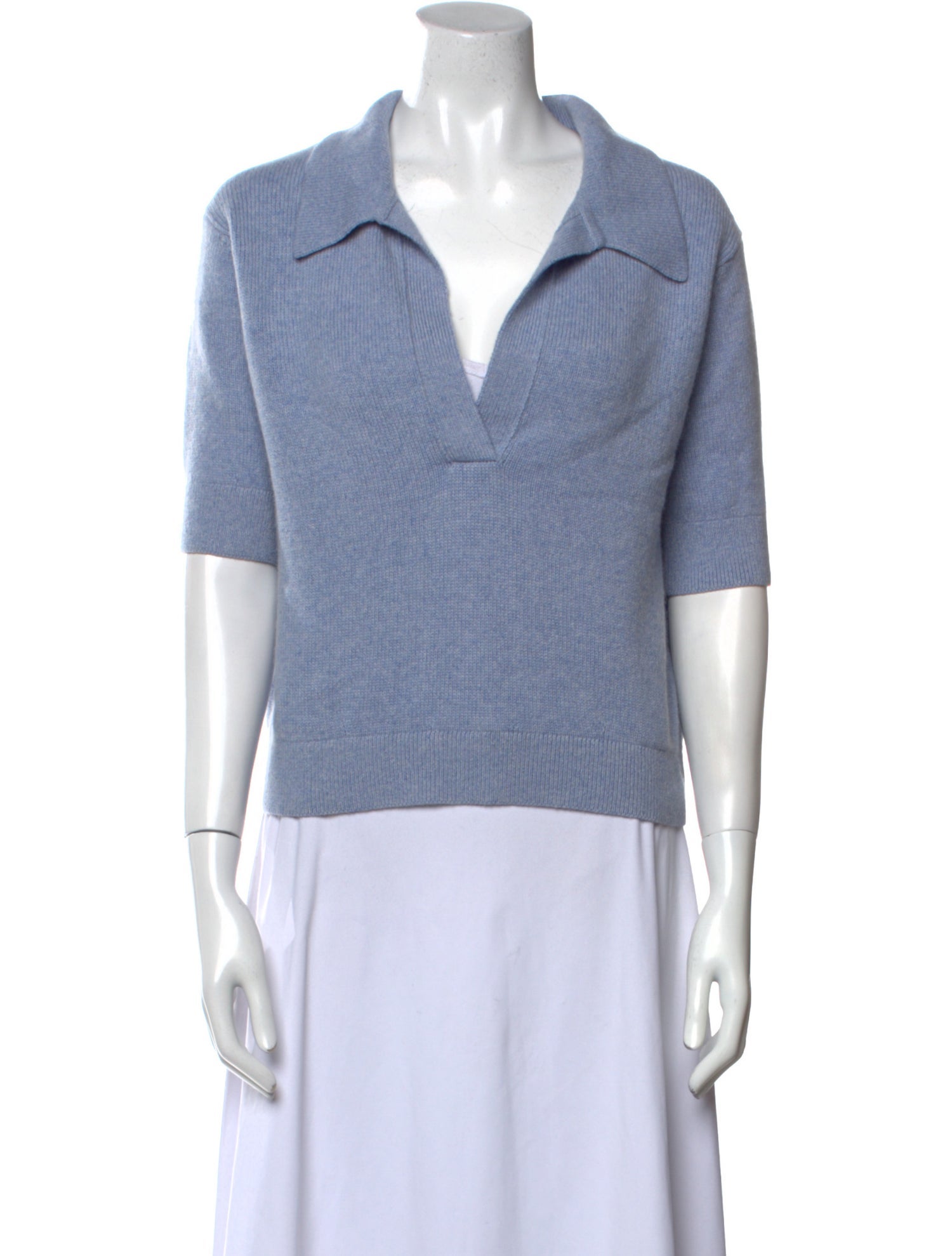 Khaite Cashmere V-Neck Sweater