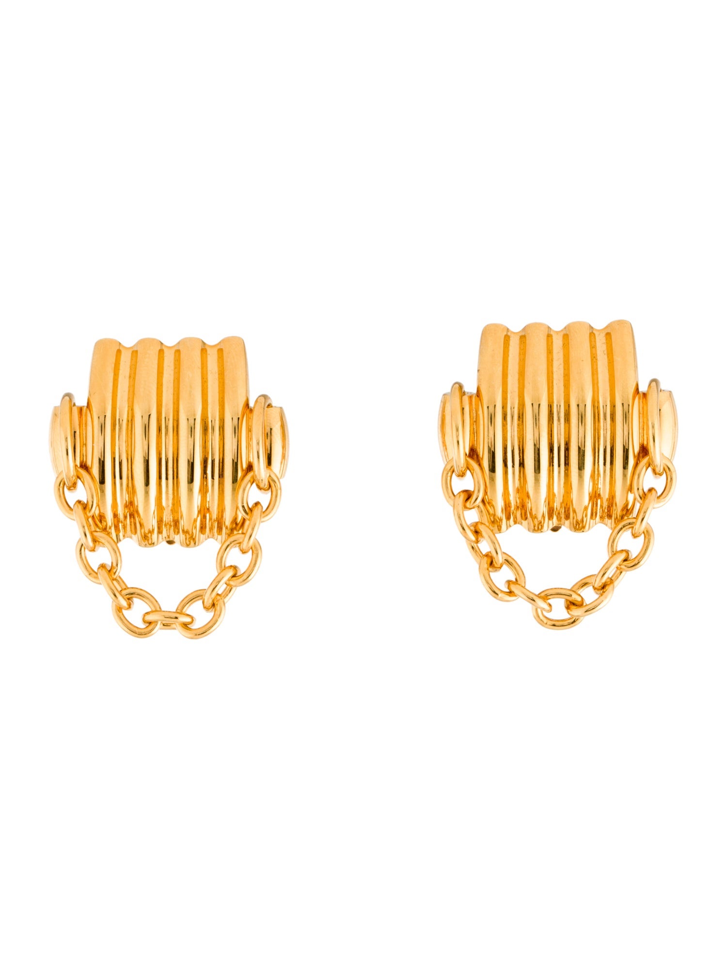 Khaite Julius Chain Earclip Earrings