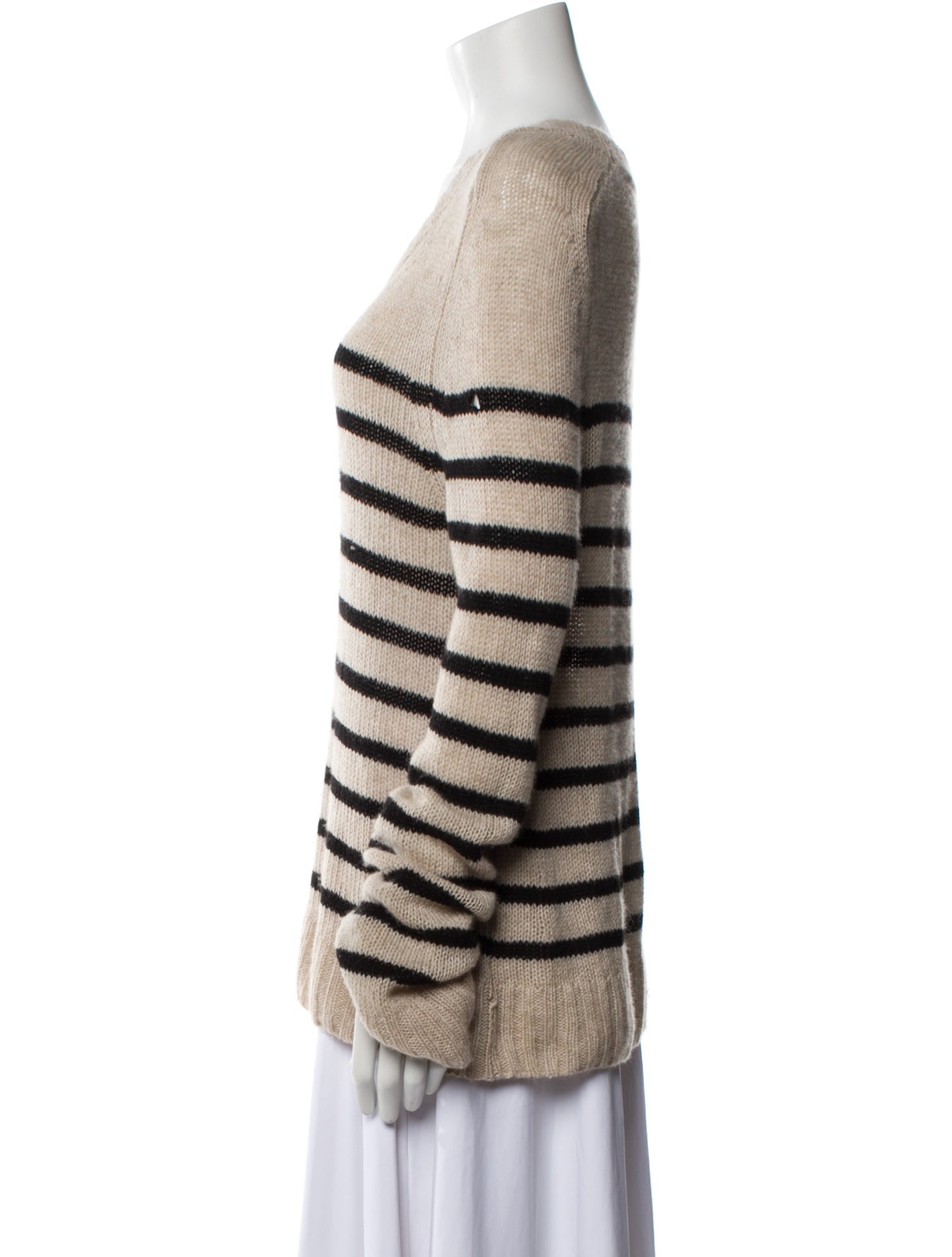 Khaite Cashmere Striped Sweater