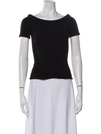 Khaite Wool Scoop Neck T-Shirt