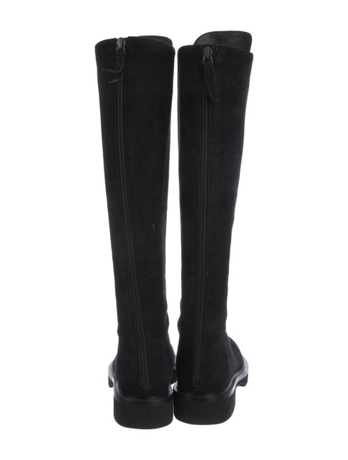 Khaite Suede Lace-Up Boots