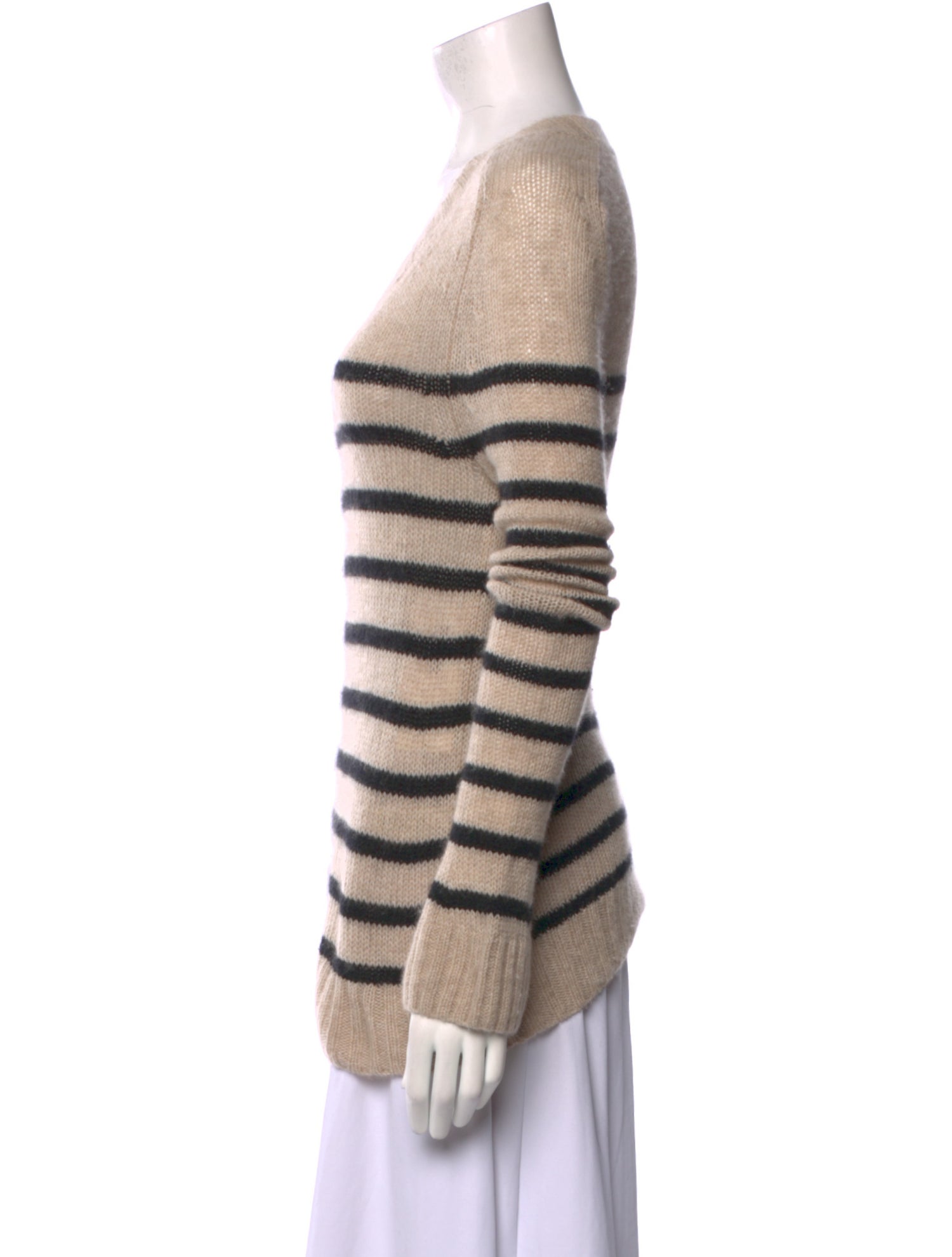 Khaite Cashmere Striped Sweater