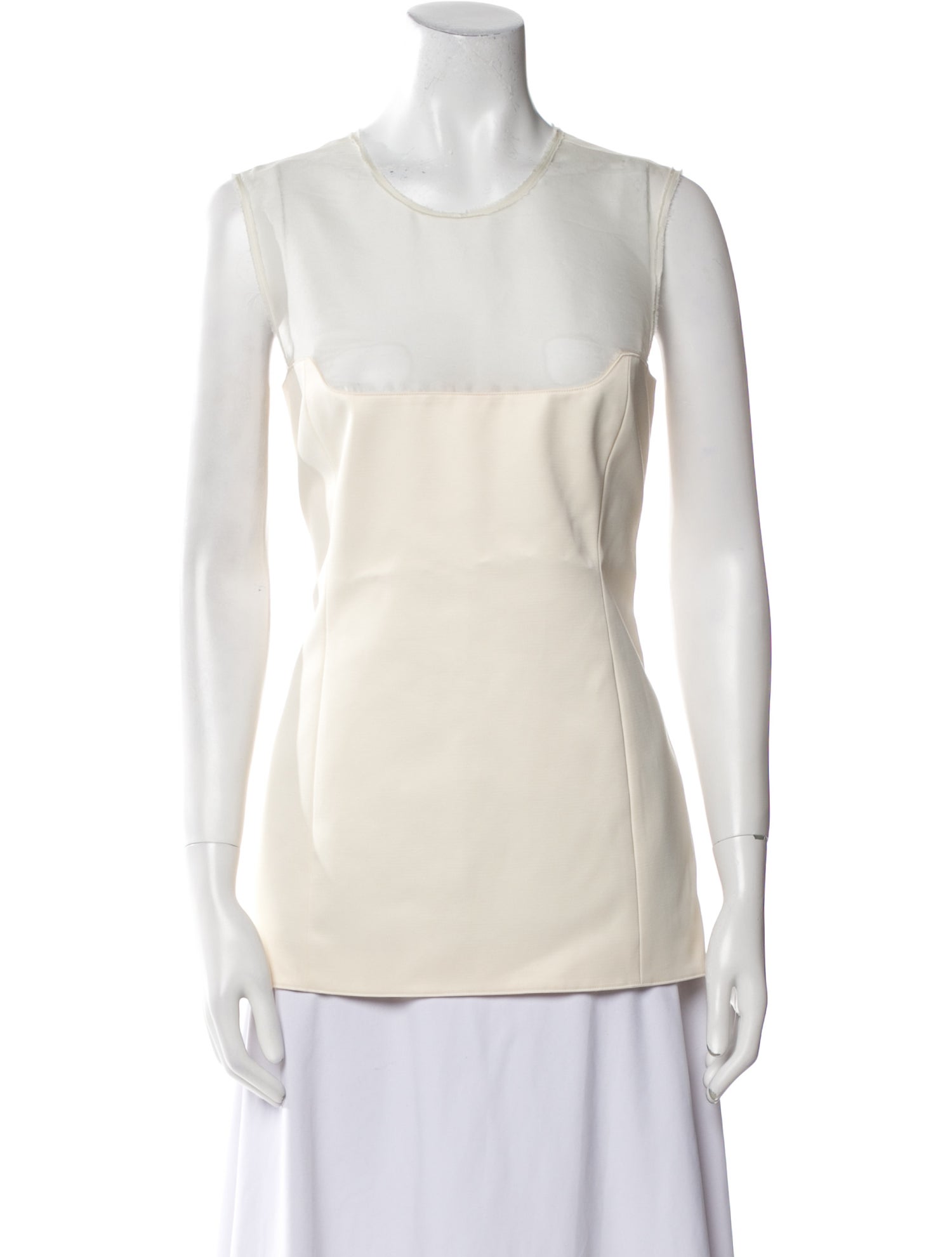 Khaite Scoop Neck Sleeveless Top