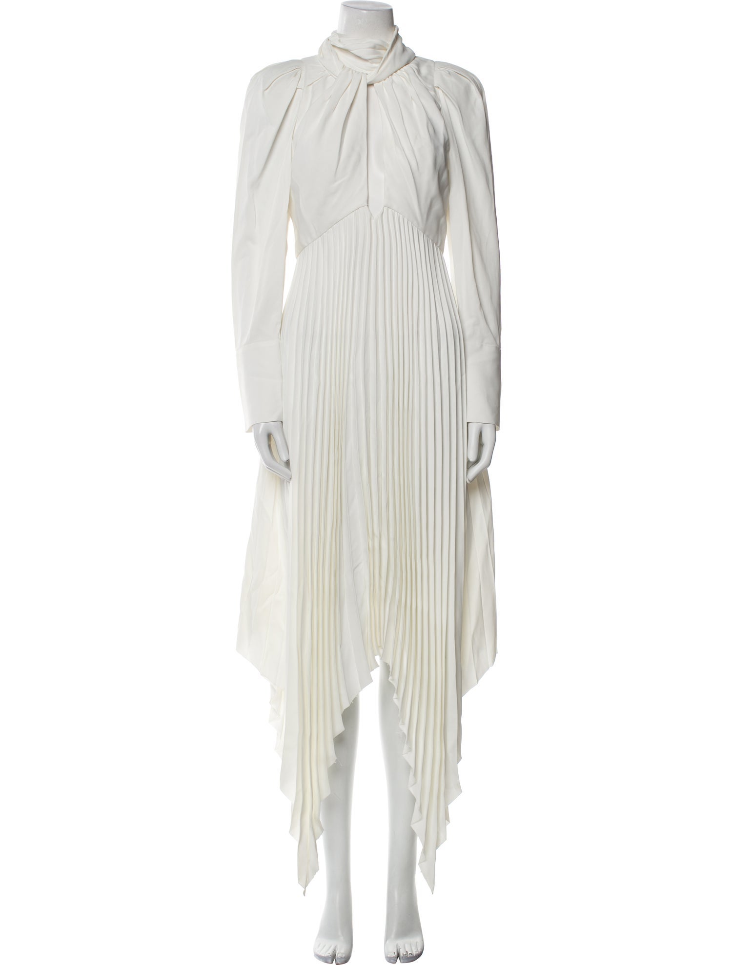 Khaite Mock Neck Long Dress