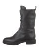Khaite Leather Combat Boots