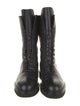Khaite Leather Combat Boots