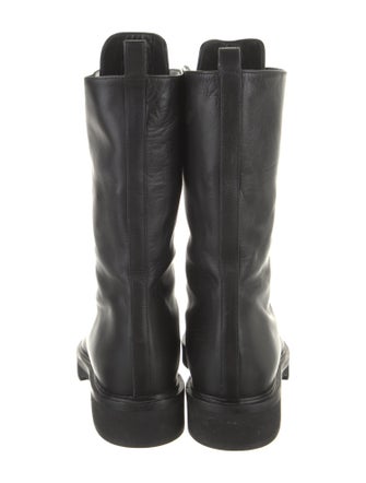 Khaite Leather Combat Boots