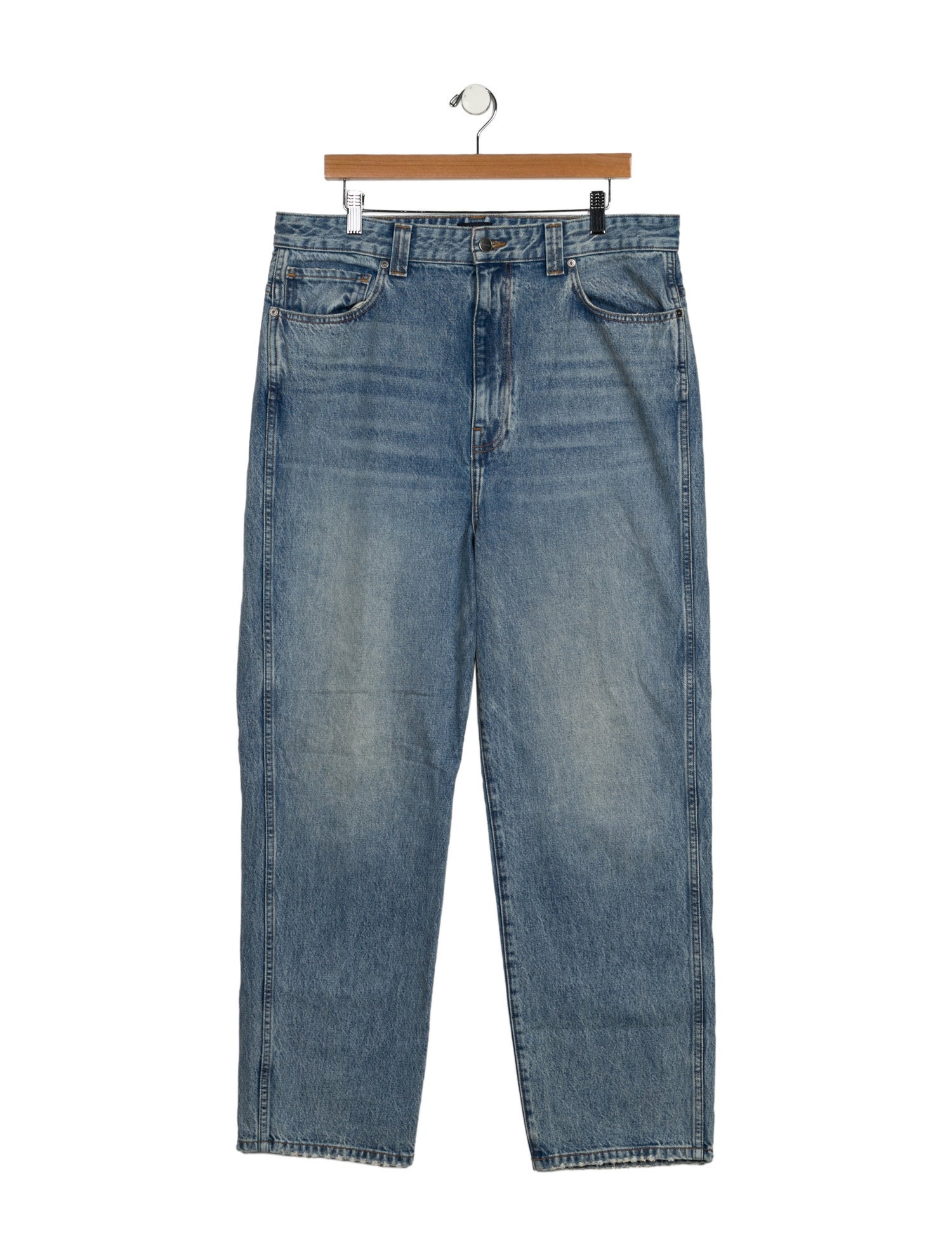 Khaite High-Rise Wide Leg Jeans