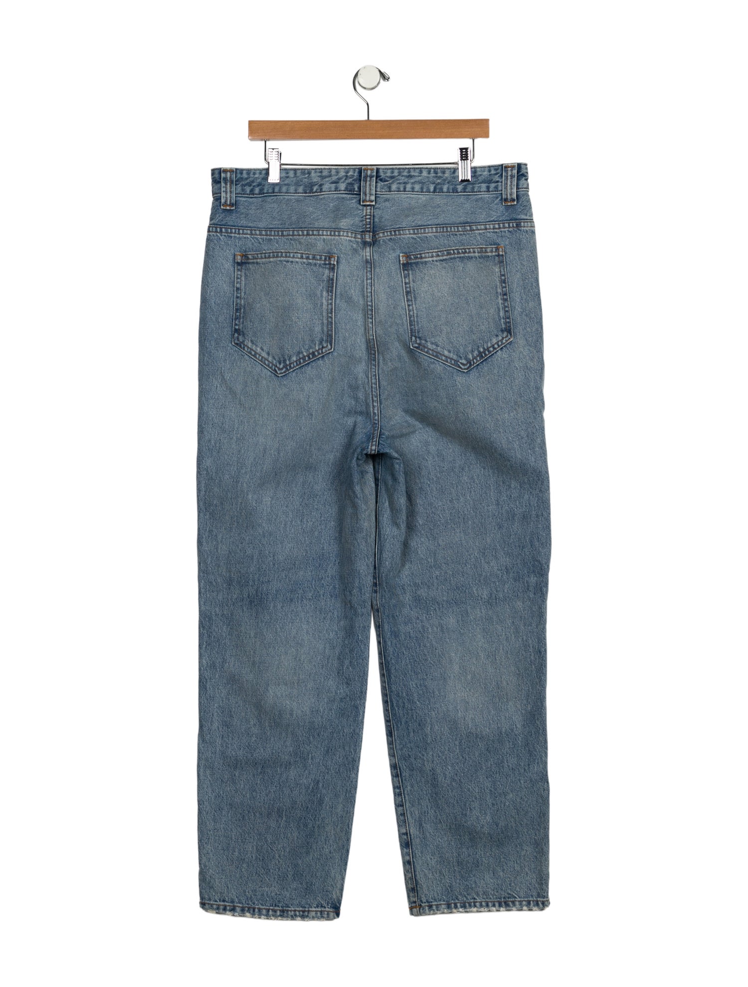 Khaite High-Rise Wide Leg Jeans