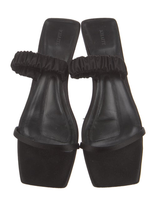 Khaite Satin Slides