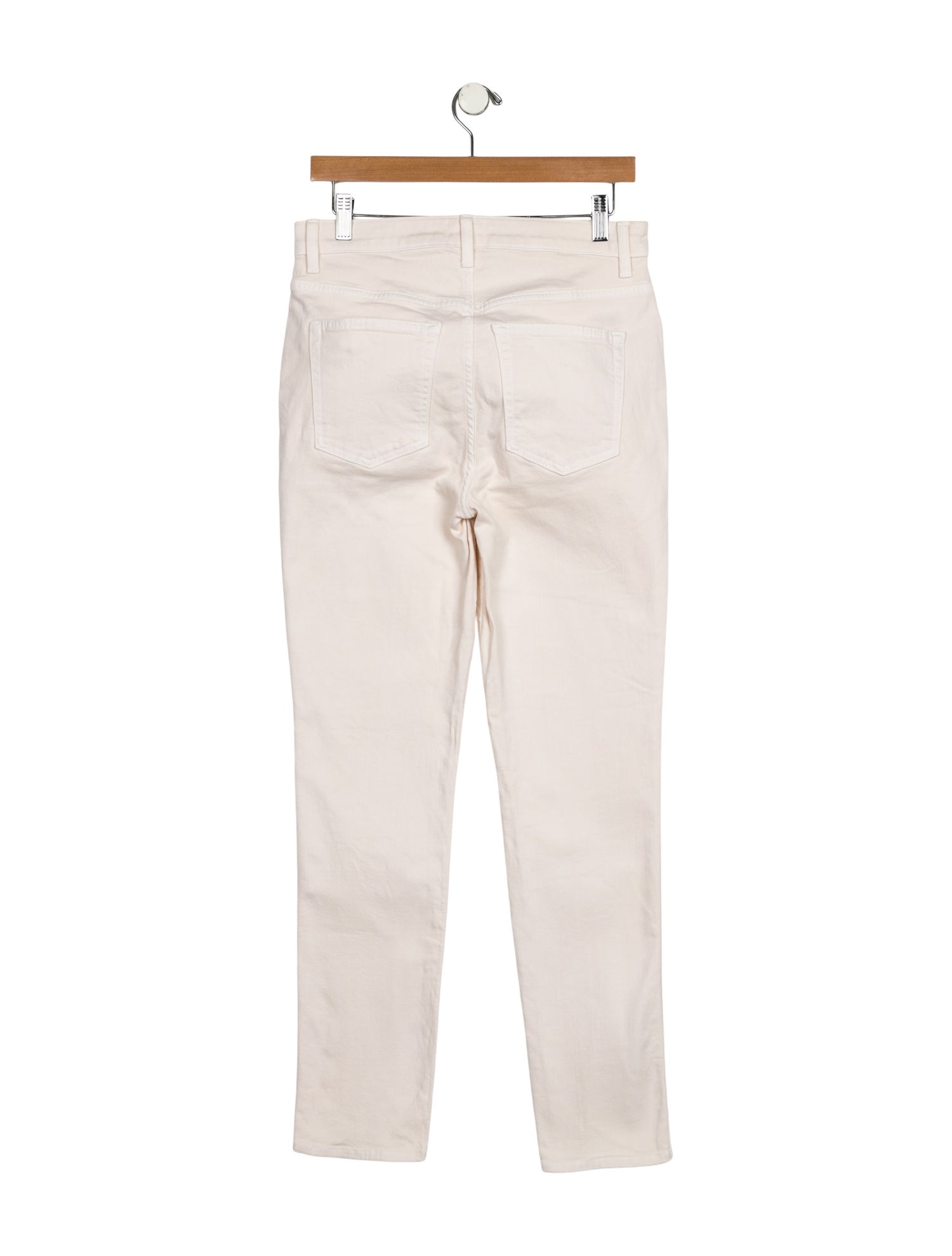 Khaite High-Rise Straight Leg Jeans