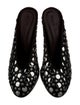 Khaite Leather Polka Dot Print Mules