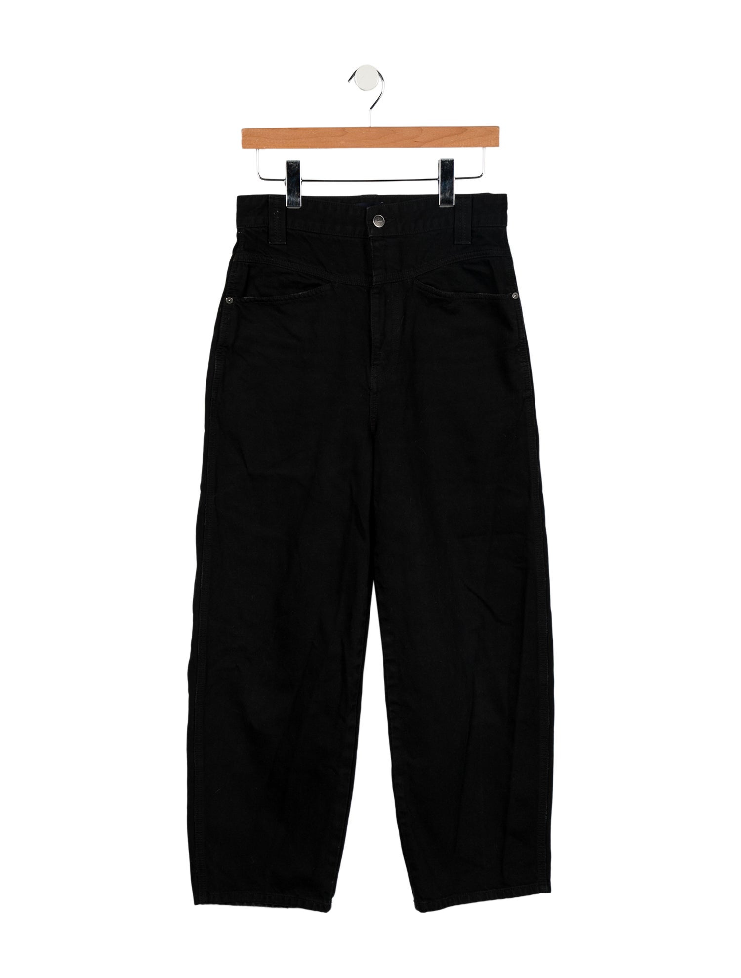 Khaite High-Rise Wide Leg Jeans