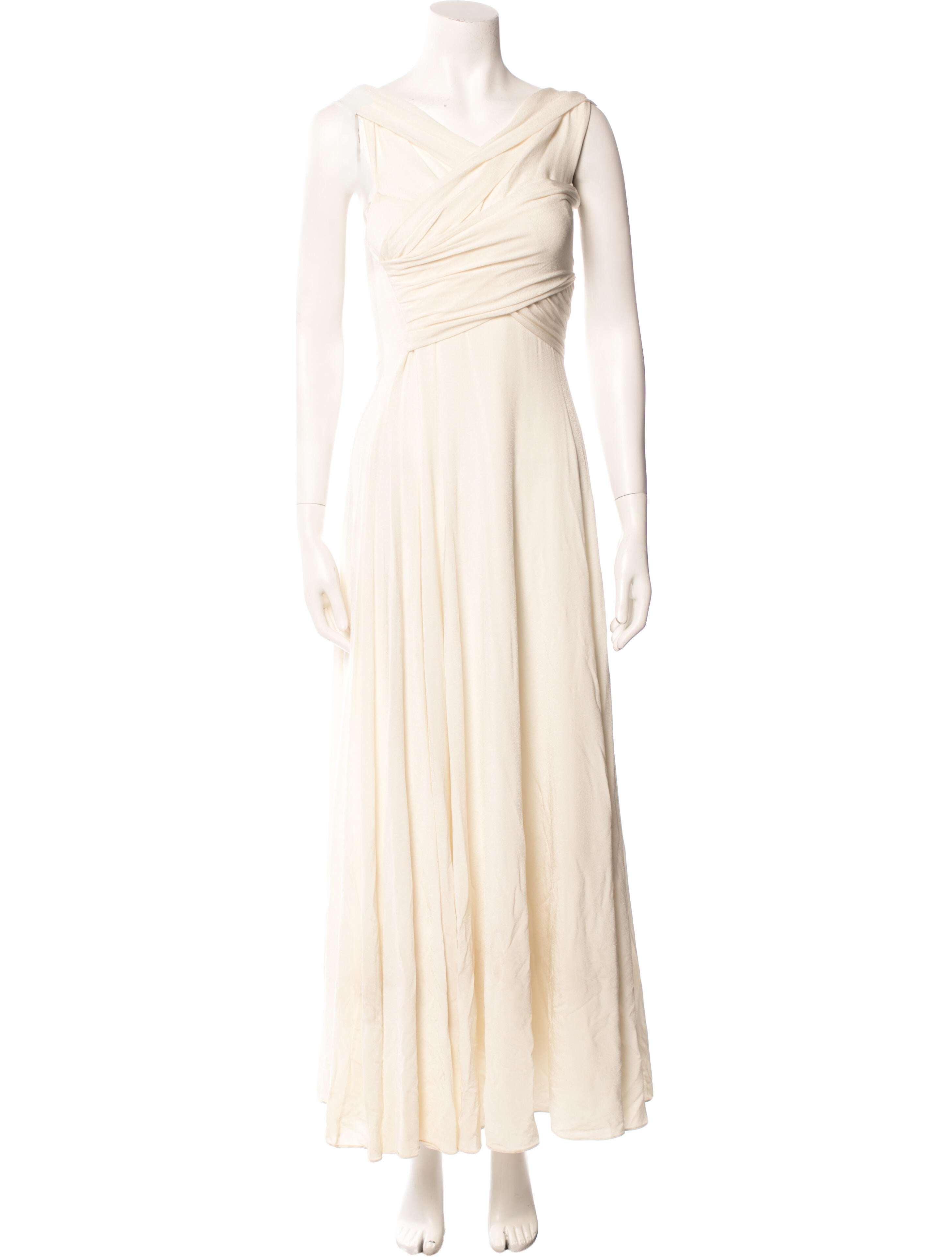 Khaite Cowl Neck Midi Length Dress