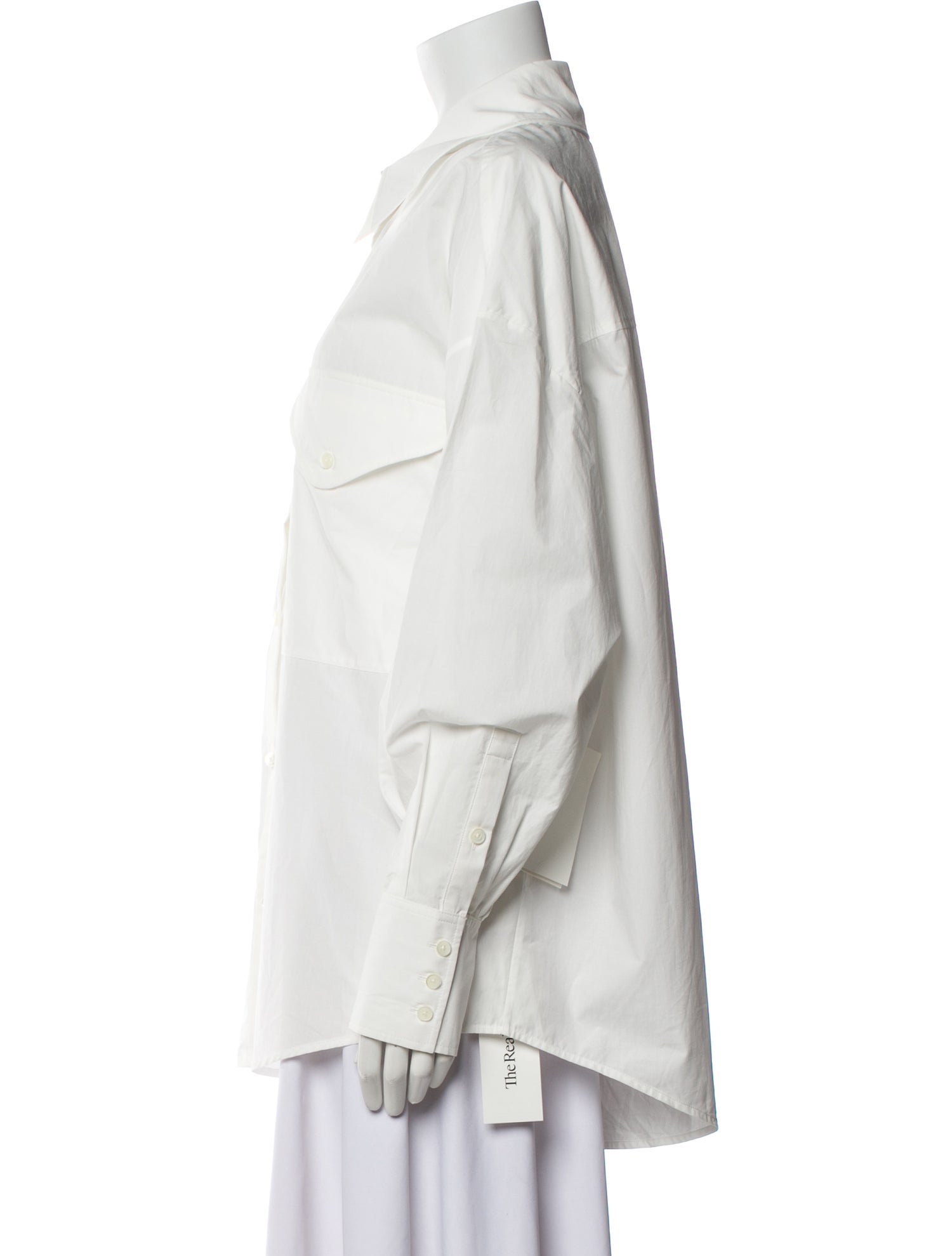 Khaite Long Sleeve Button-Up Top