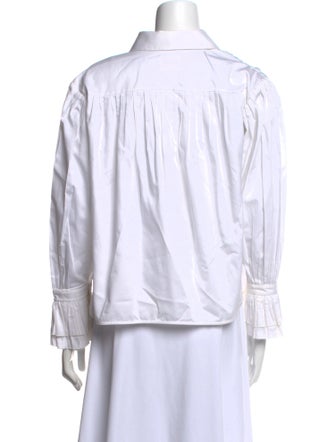 Khaite Long Sleeve Button-Up Top