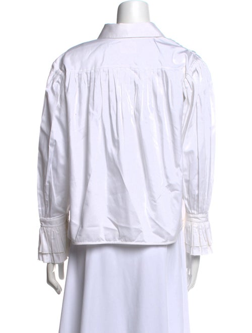 Khaite Long Sleeve Button-Up Top