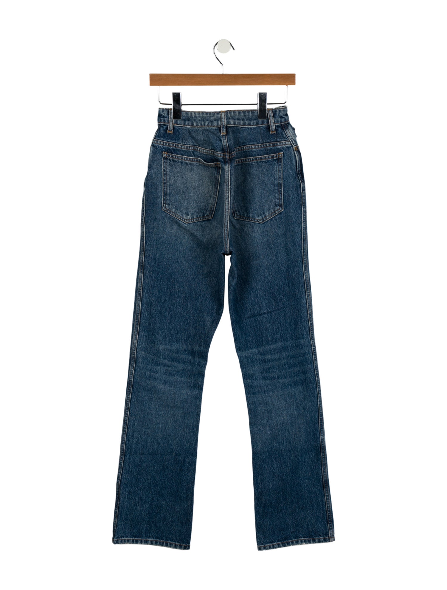 Khaite High-Rise Wide Leg Jeans