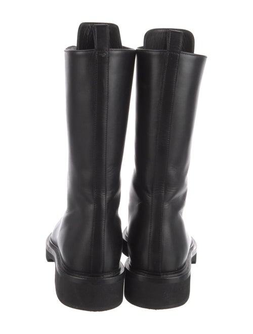 Khaite Leather Combat Boots