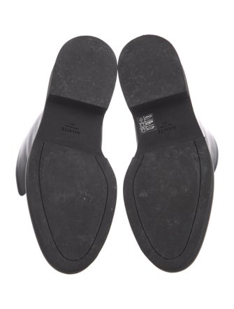 Khaite Leather Combat Boots