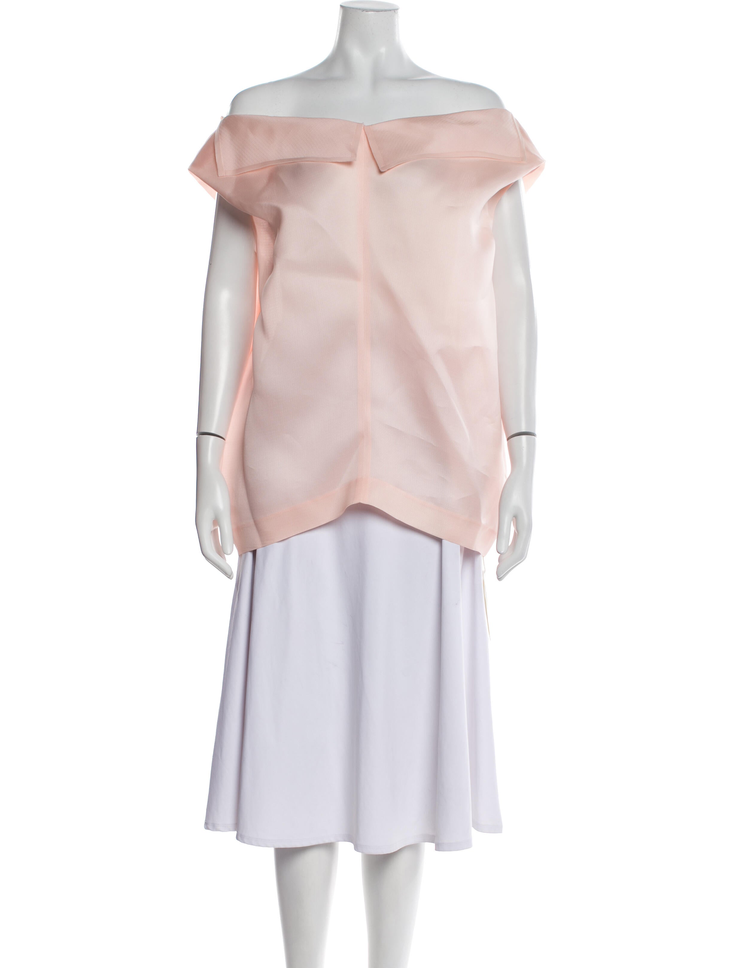 Khaite Silk Off-The-Shoulder Tunic