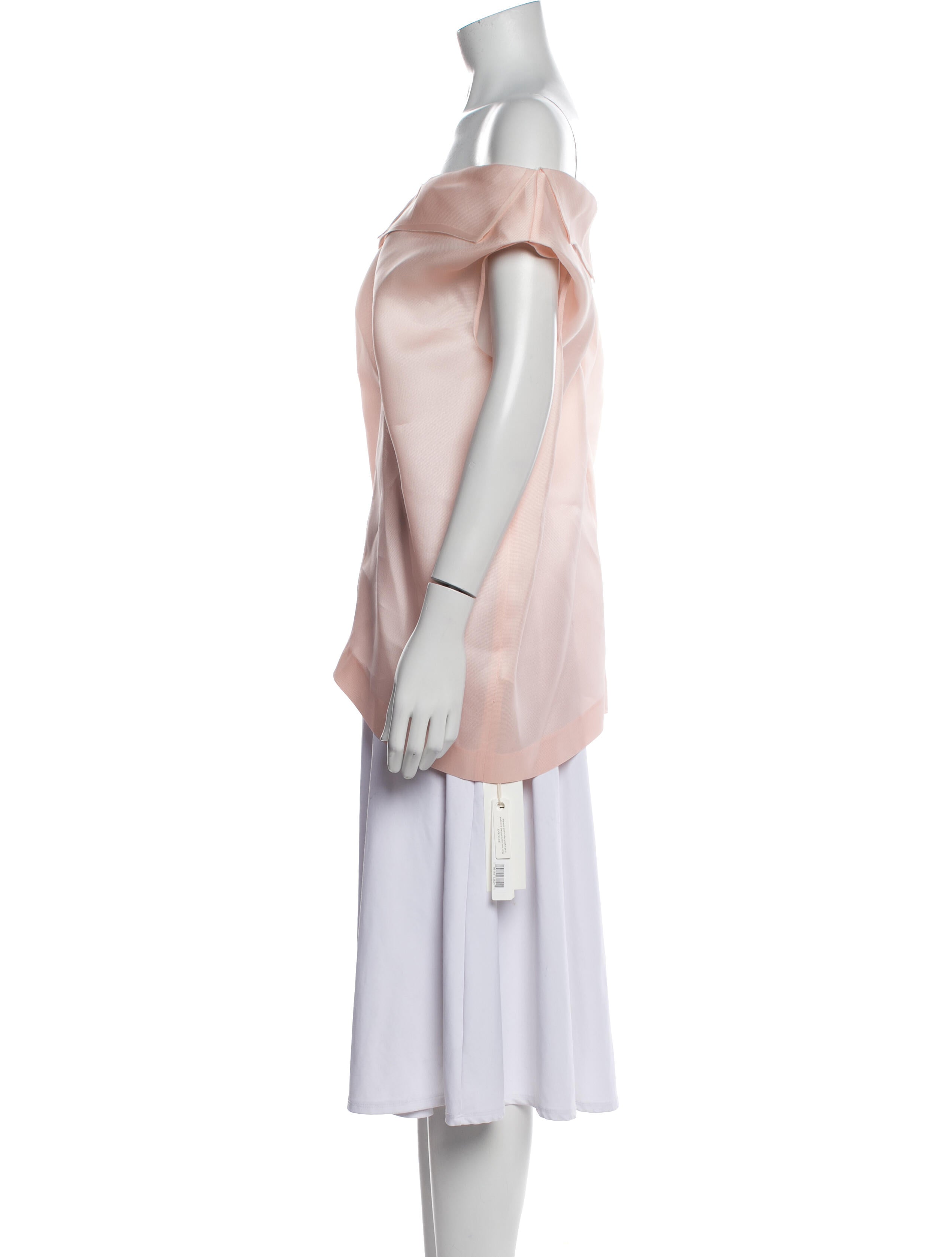 Khaite Silk Off-The-Shoulder Tunic