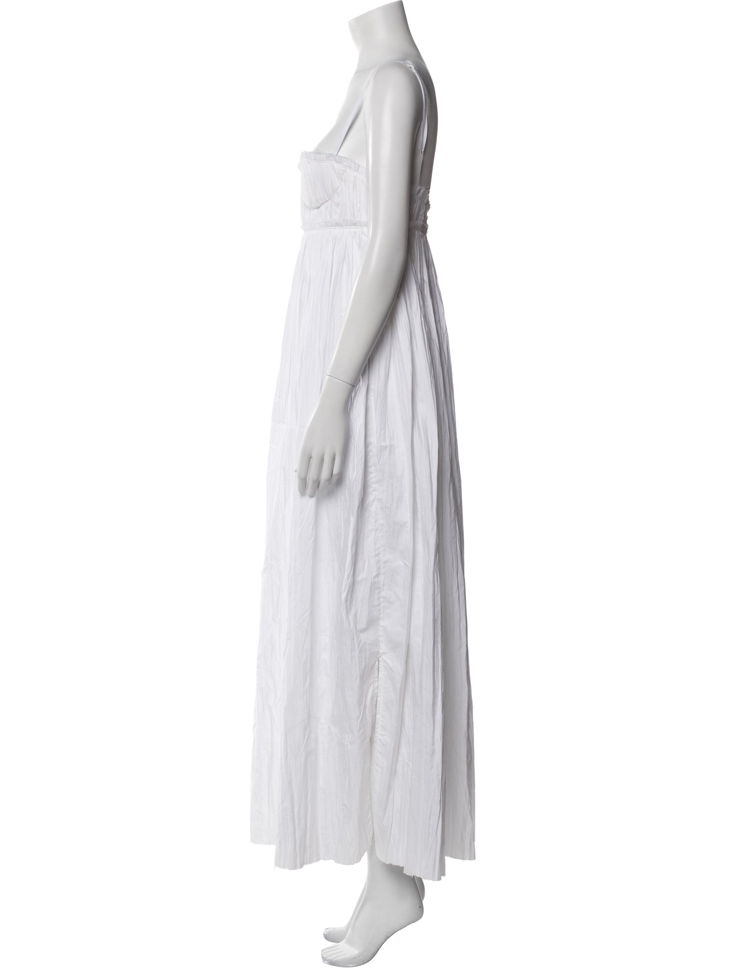 Khaite Square Neckline Long Dress