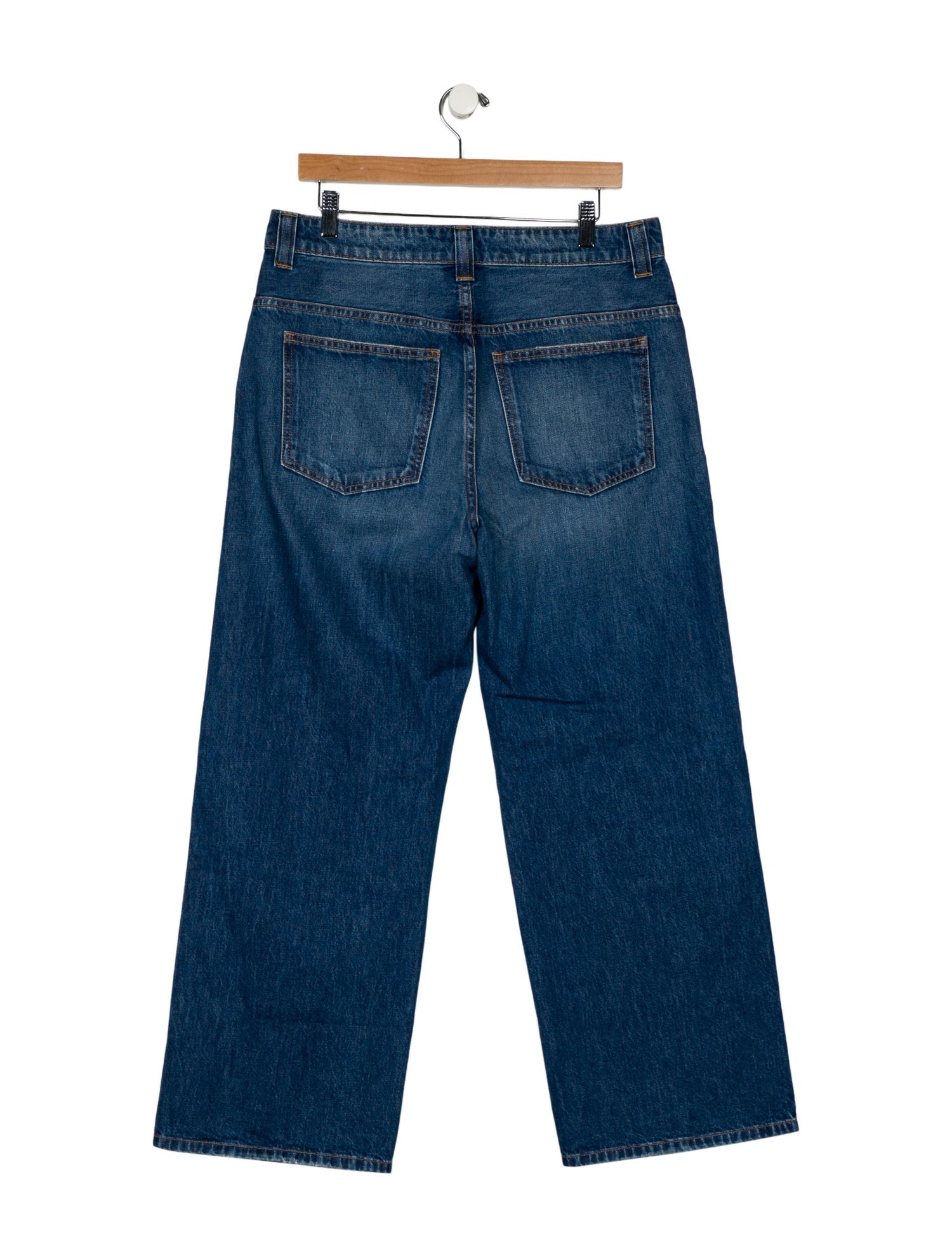 Khaite High-Rise Wide Leg Jeans