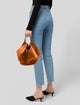 Khaite Suede Top Handle Bag