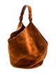 Khaite Suede Top Handle Bag