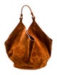 Khaite Suede Top Handle Bag