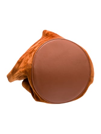 Khaite Suede Top Handle Bag