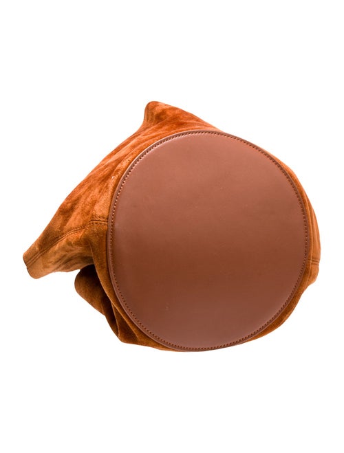 Khaite Suede Top Handle Bag